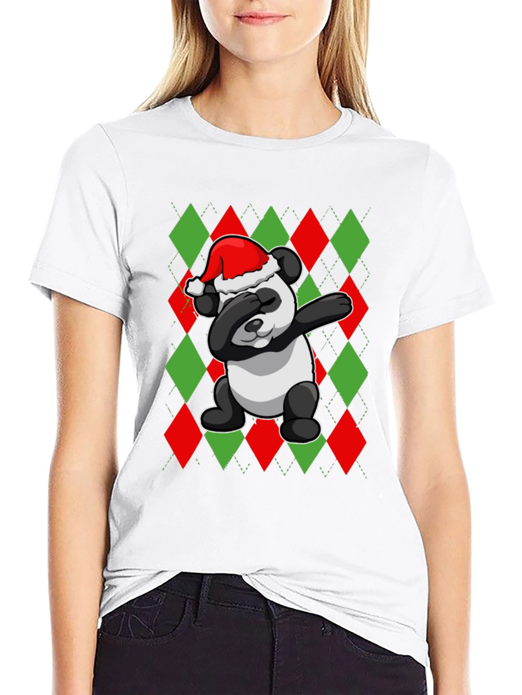 Christmas Panda Dab T-Shirt