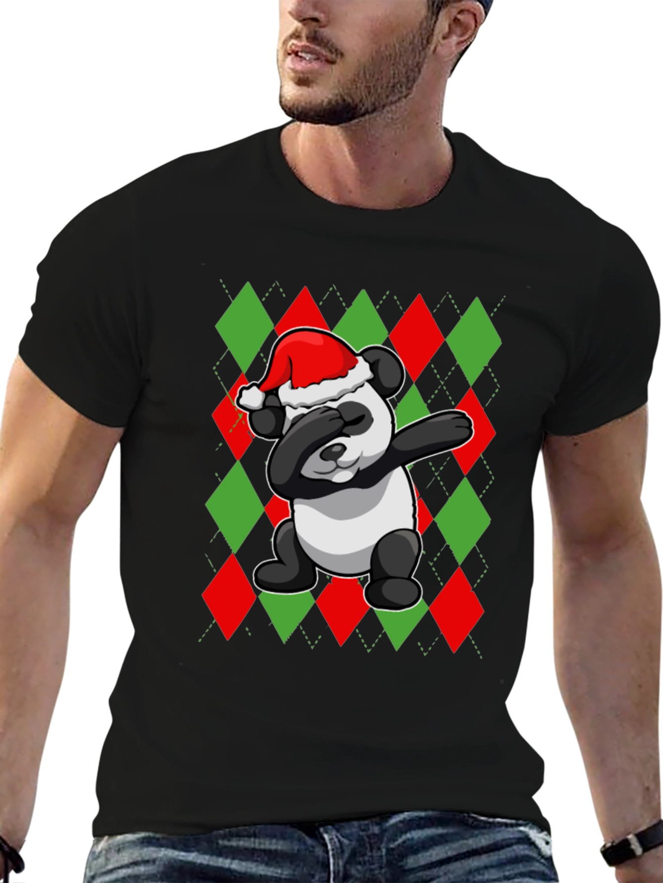 Christmas Panda Dab T-Shirt