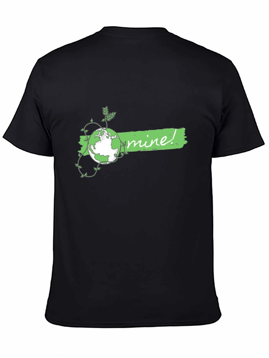 Eco-Friendly Planet Graphic Tee - Mine! Earth Day Shirt
