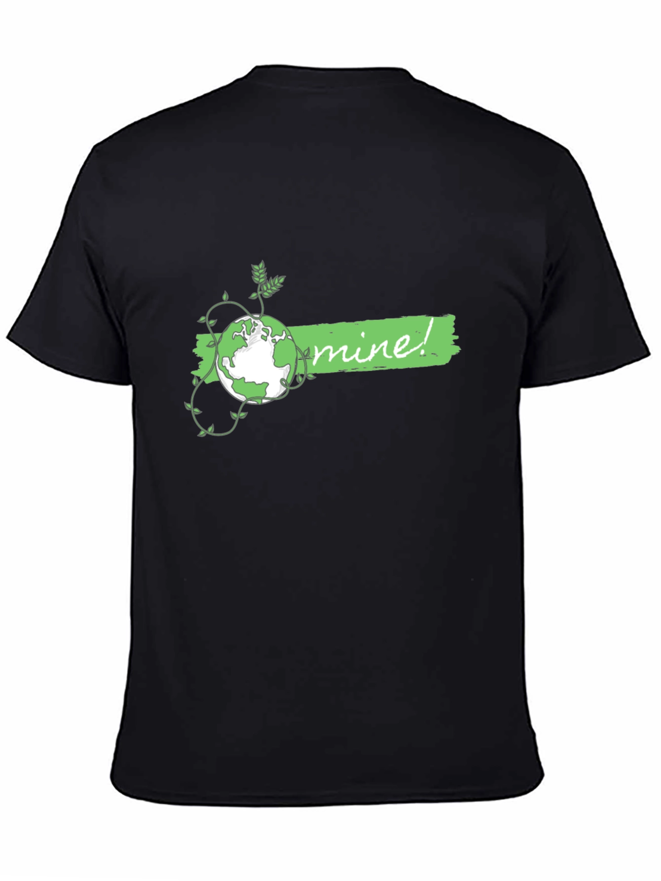 Eco-Friendly Planet Graphic Tee - Mine! Earth Day Shirt