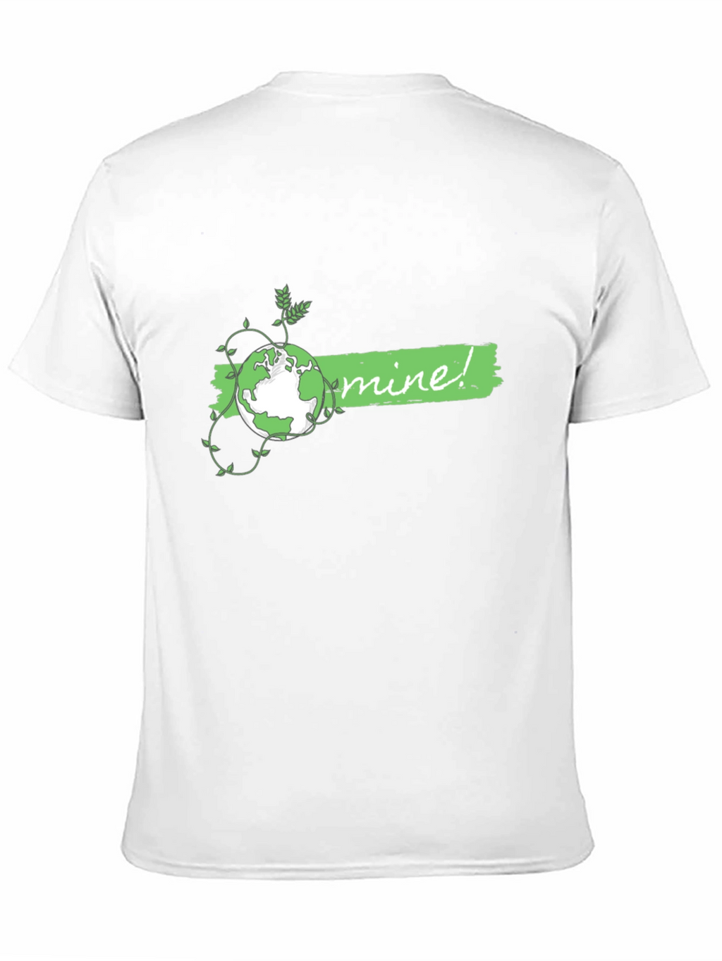 Eco-Friendly Planet Graphic Tee - Mine! Earth Day Shirt