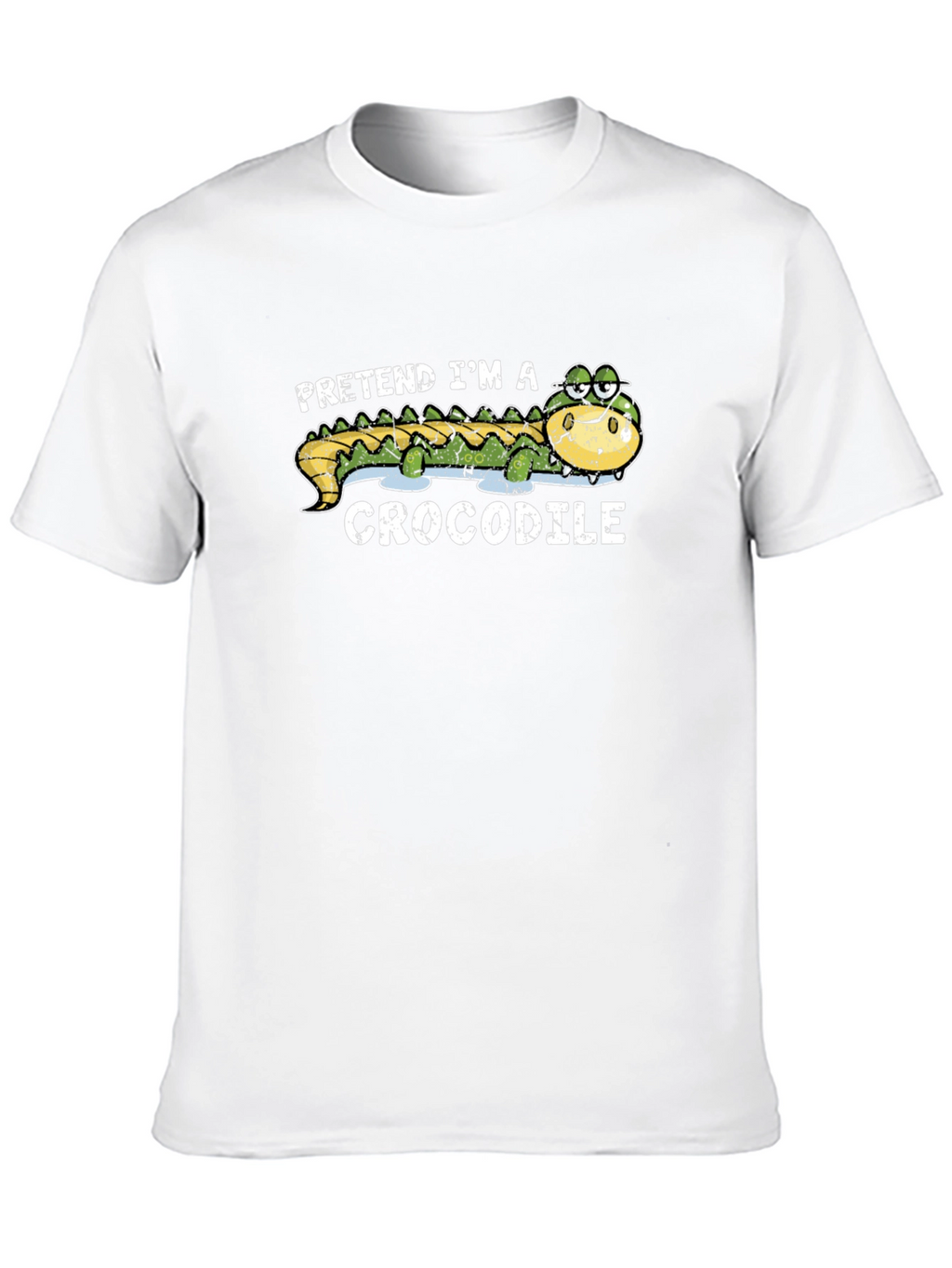 Pretend Im a Crocodile Funny Graphic T-Shirt