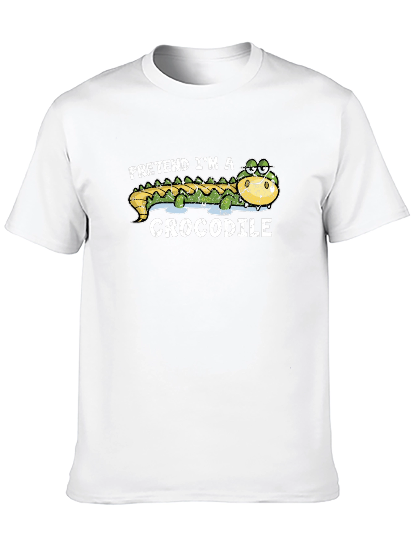 Pretend Im a Crocodile Funny Graphic T-Shirt