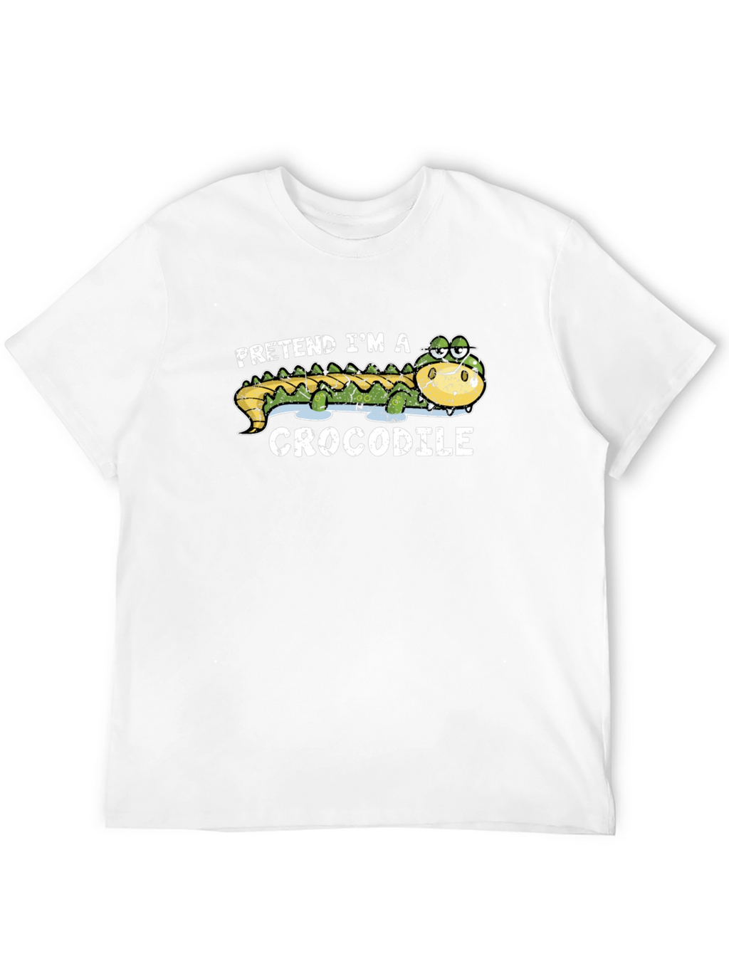 Pretend Im a Crocodile Funny Graphic T-Shirt