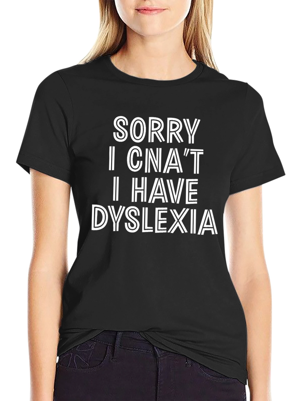 Dyslexia Awareness Black T-Shirt