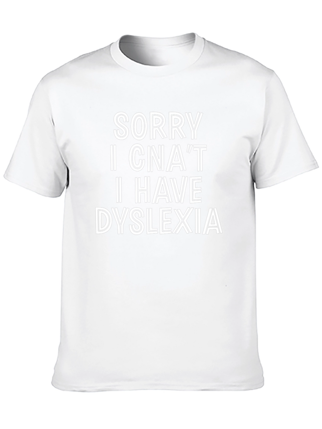 Dyslexia Awareness Black T-Shirt