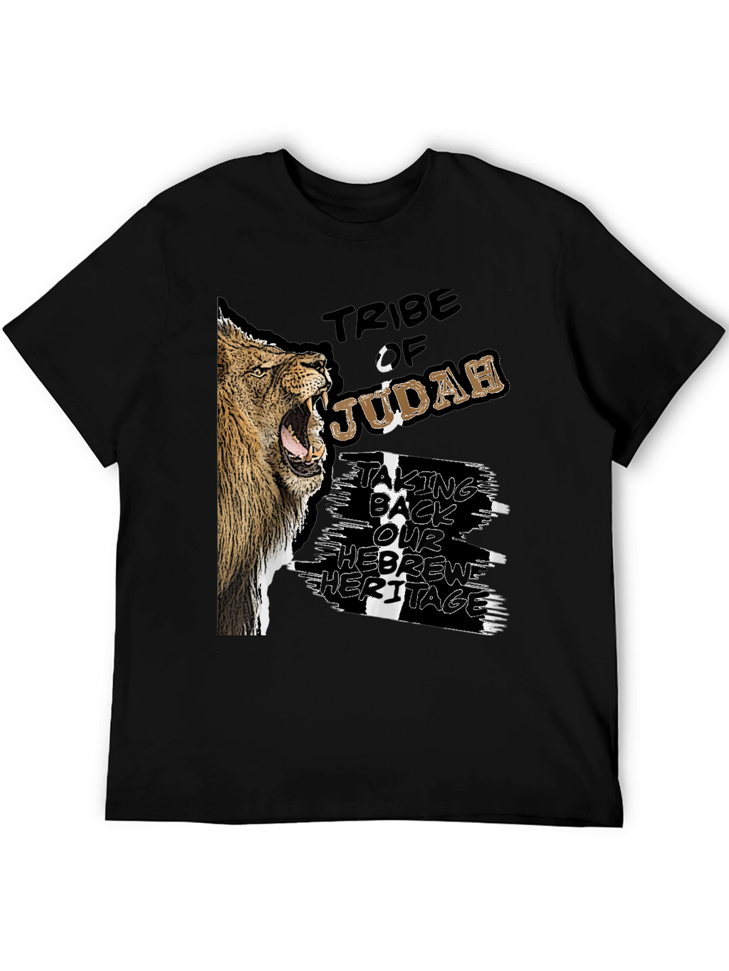 Tribe of Judah Lion Graphic T-Shirt