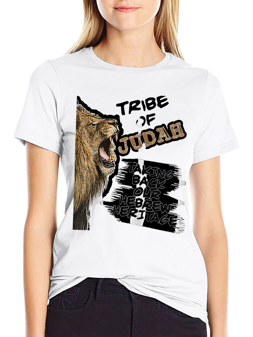 Tribe of Judah Lion Graphic T-Shirt