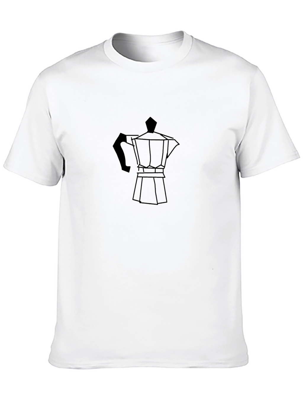 Espresso Coffee Maker Graphic Tee - Black