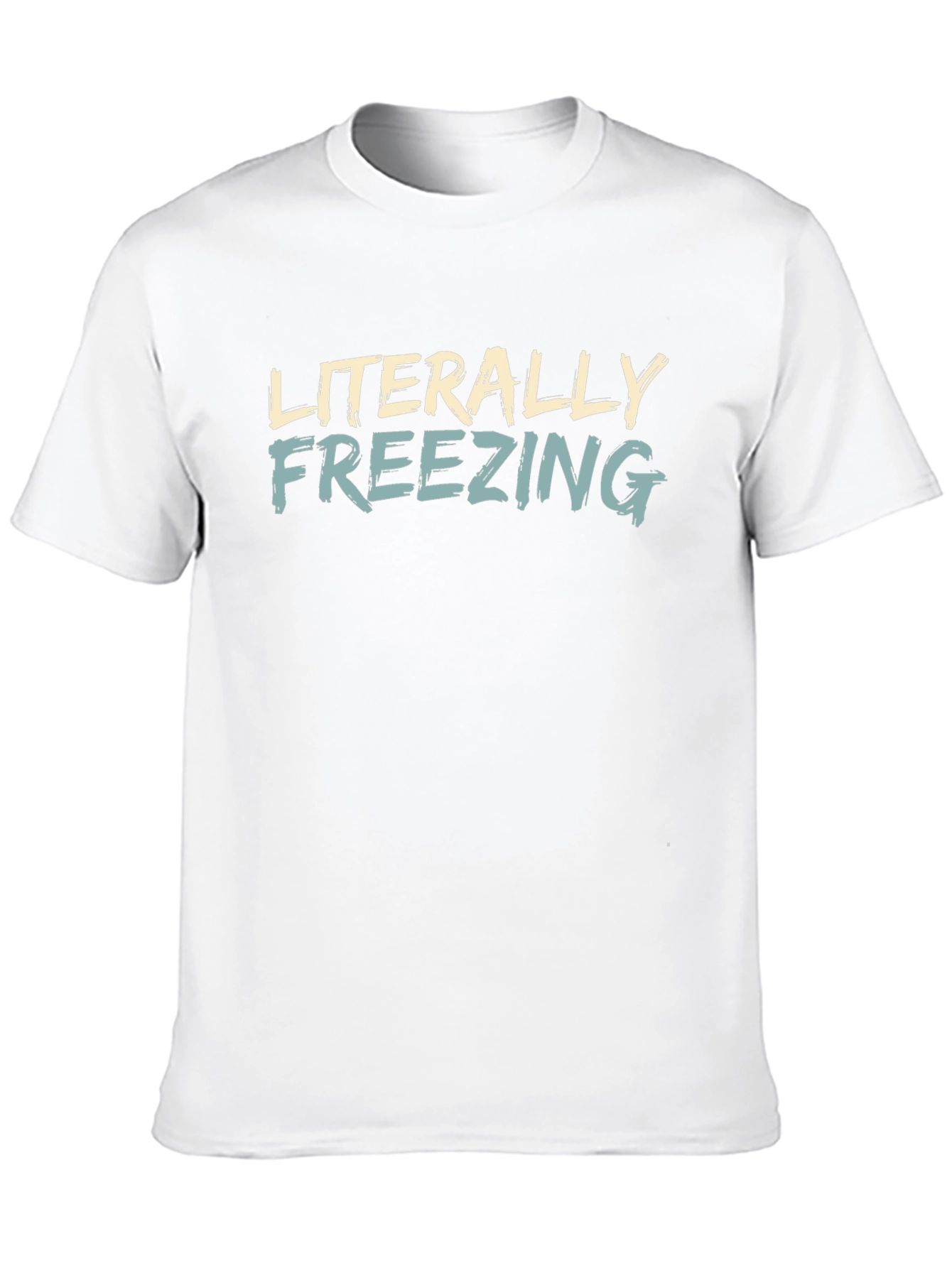 Literally Freezing Graphic T-Shirt - Black