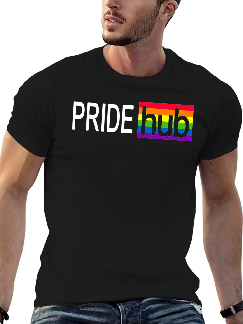 Pride Hub T-Shirt - Rainbow LGBTQ+ Apparel