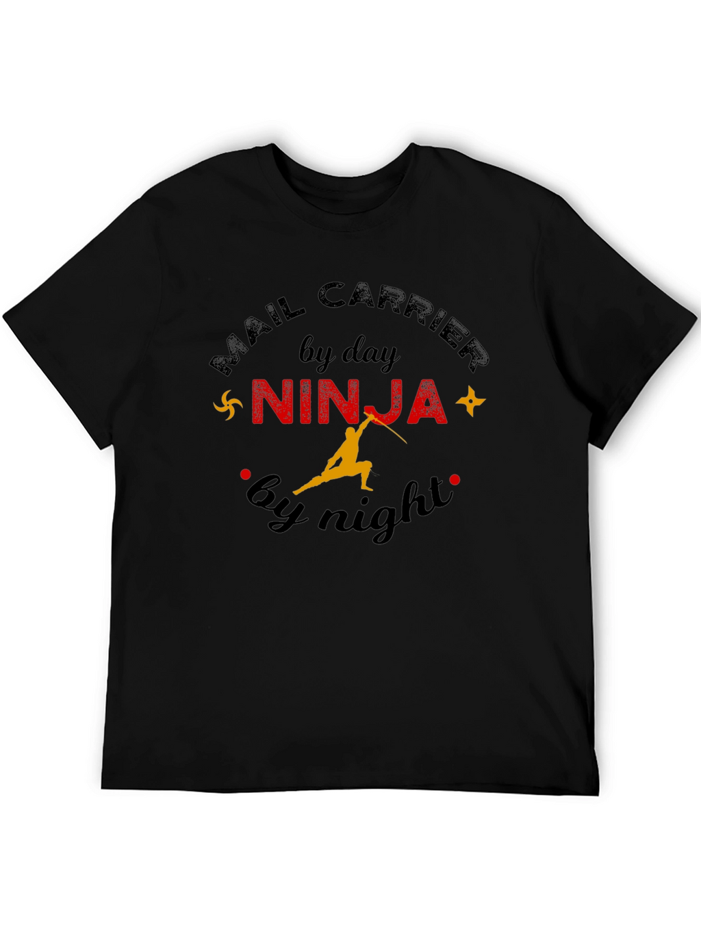 Mail Carrier Ninja T-Shirt - Day & Night
