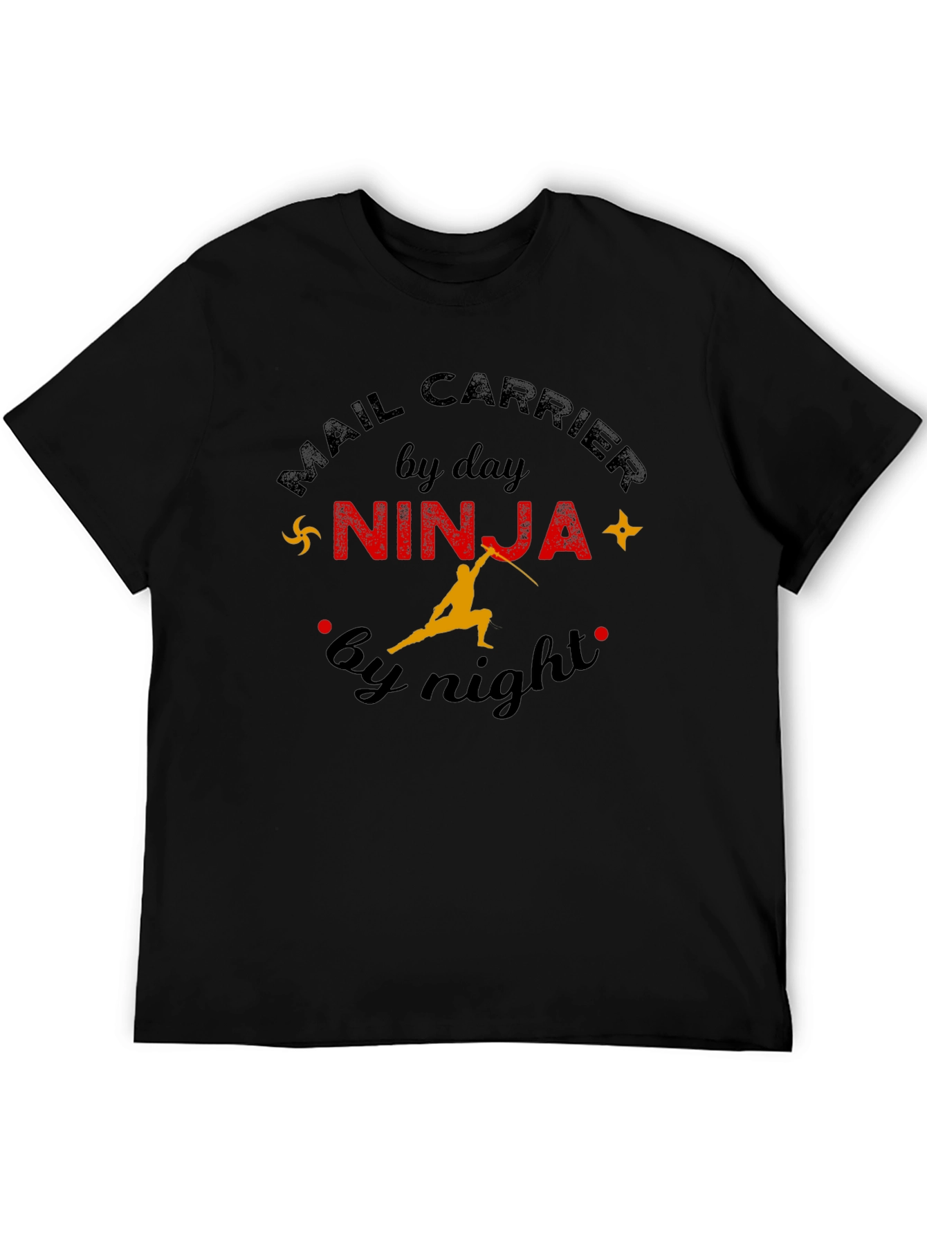 Mail Carrier Ninja T-Shirt - Day & Night