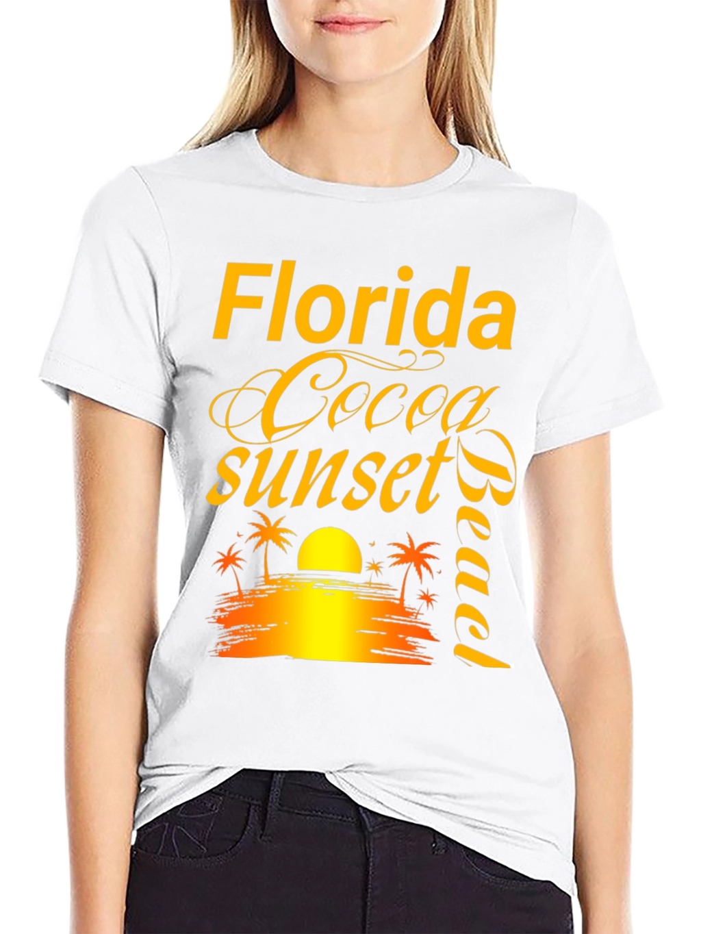 Florida Cocoa Beach Sunset T-Shirt