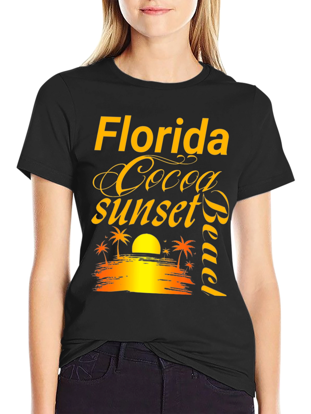 Florida Cocoa Beach Sunset T-Shirt