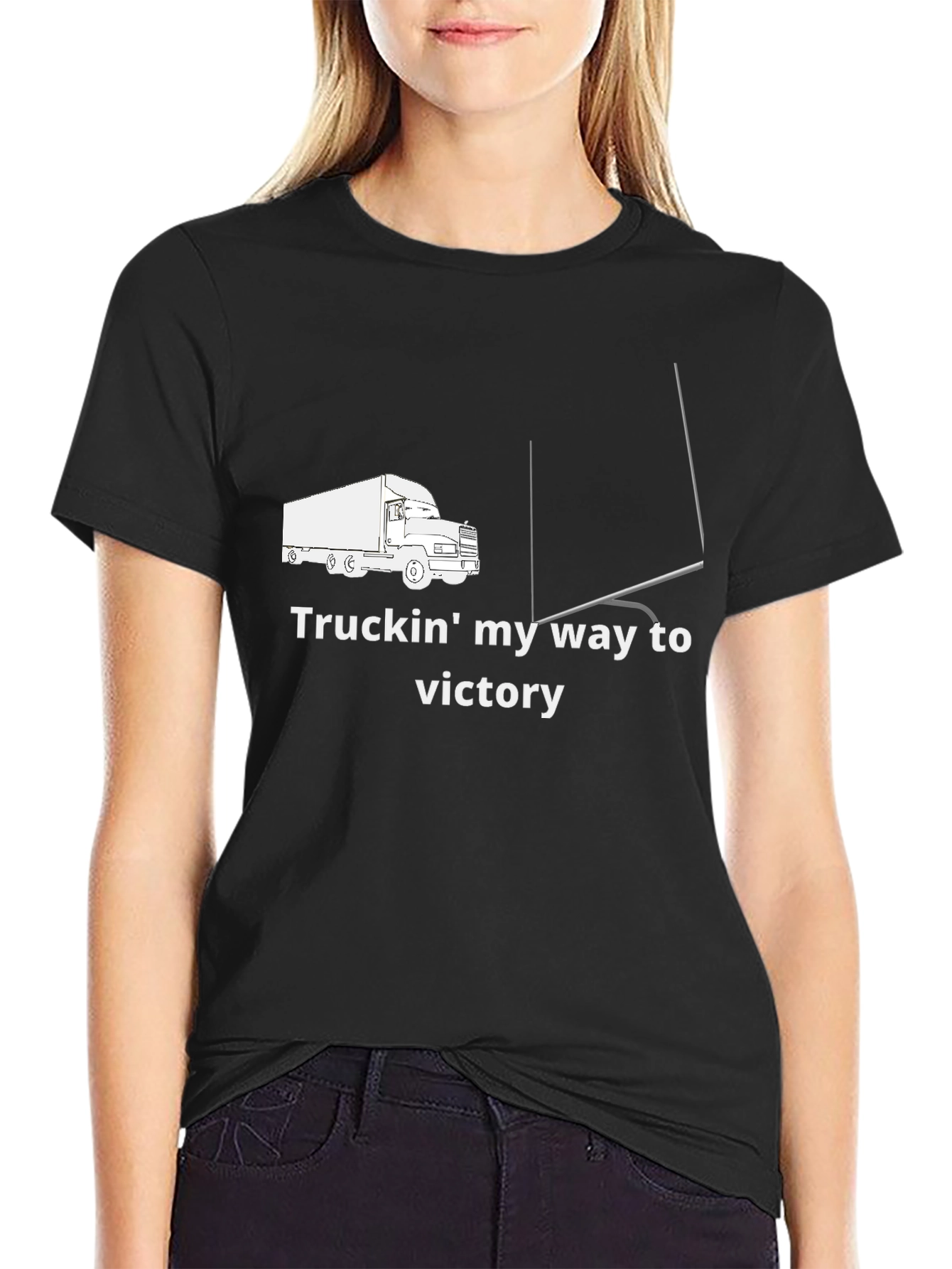 Truckin to Victory Graphic Tee
