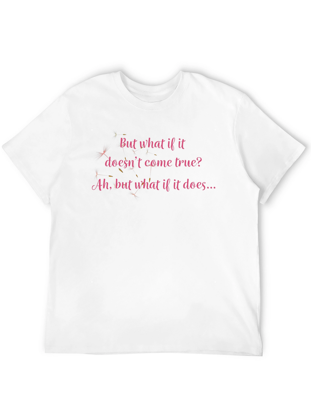 Inspirational Quote Tee - What If It Comes True?