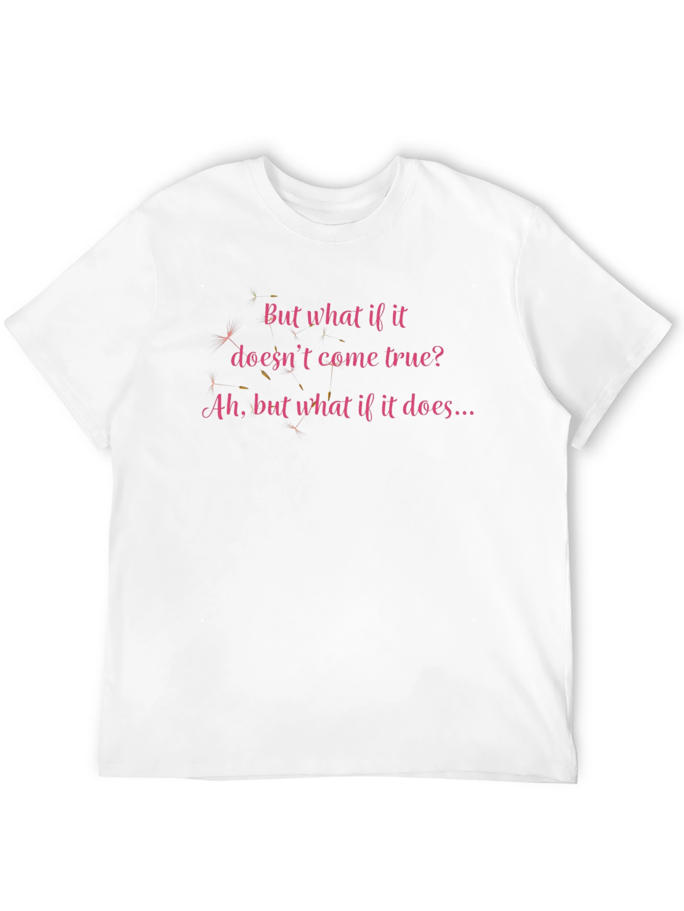Inspirational Quote Tee - What If It Comes True?