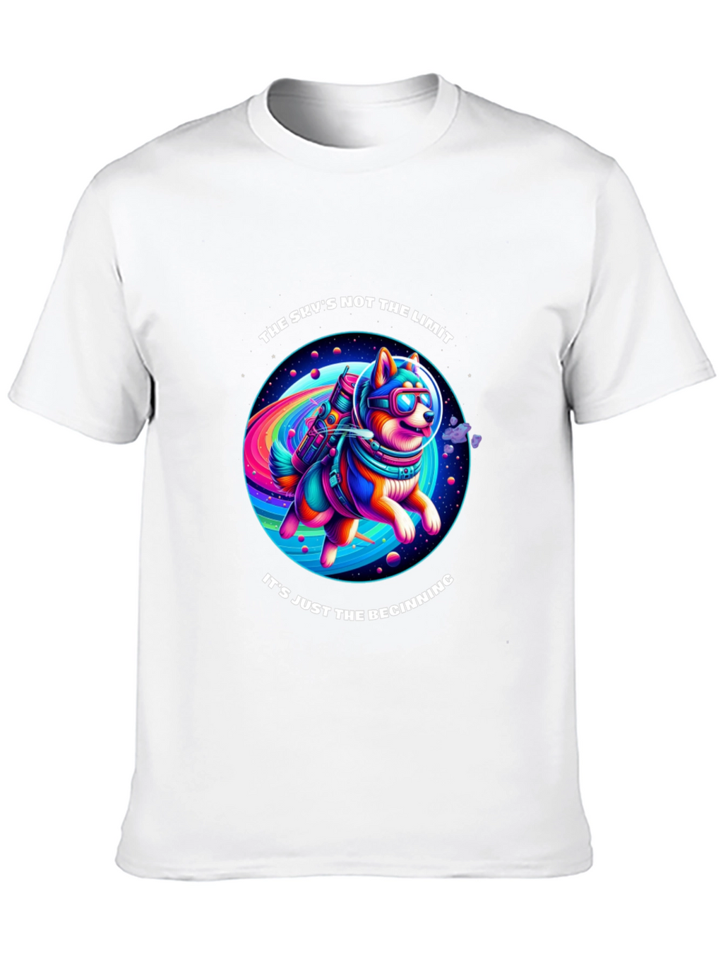 Space Dog T-Shirt: The Skys Not The Limit!