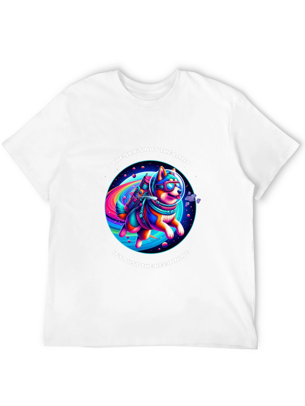 Space Dog T-Shirt: The Skys Not The Limit!