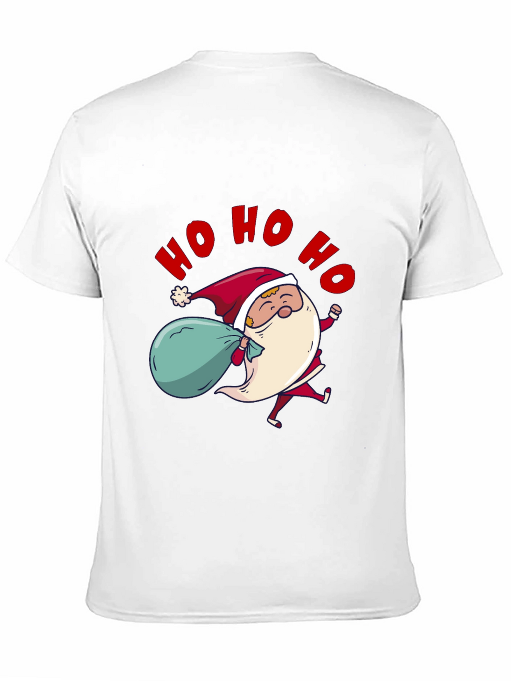 Festive Santa Ho Ho Ho Graphic Tee