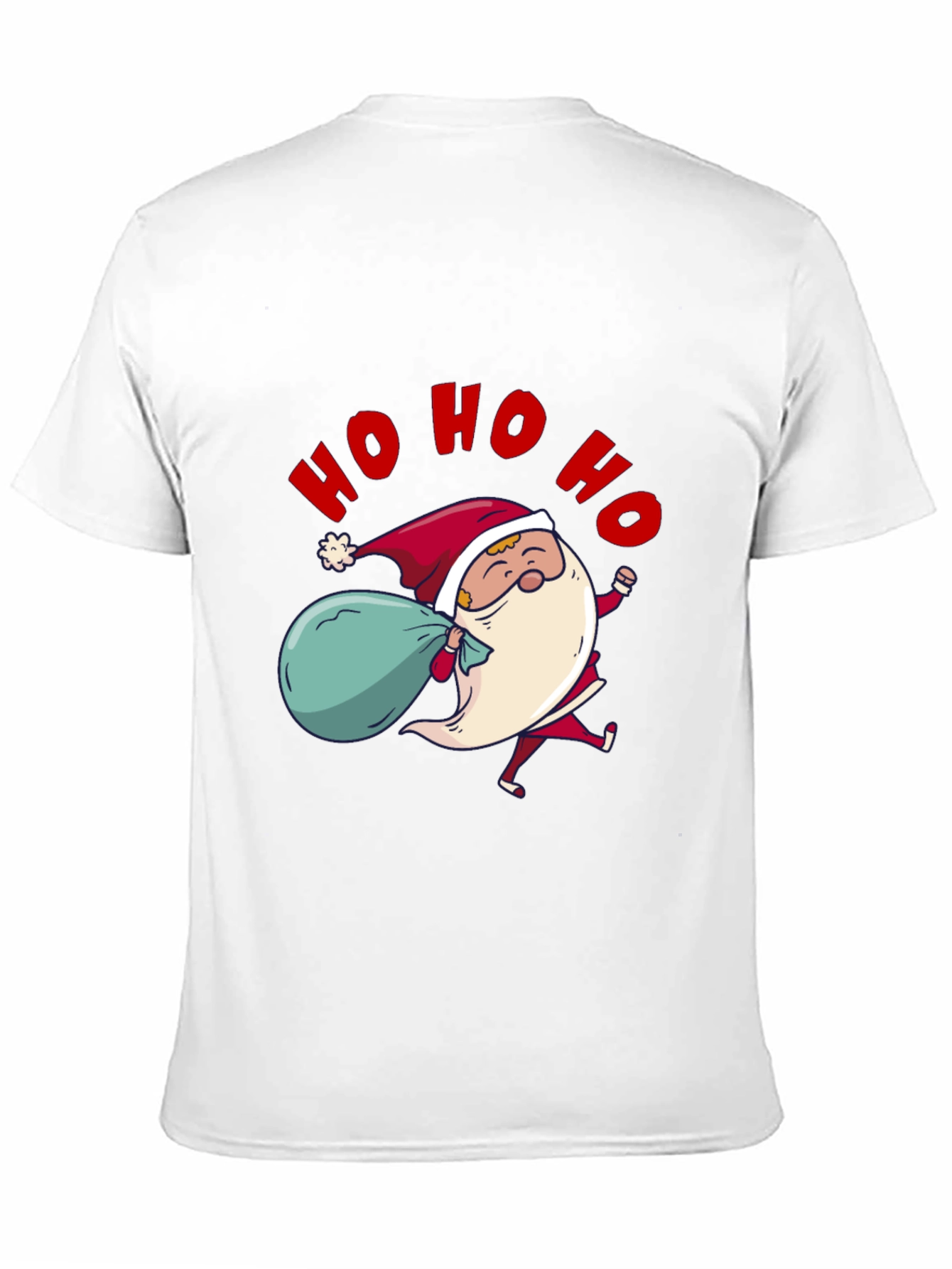 Festive Santa Ho Ho Ho Graphic Tee