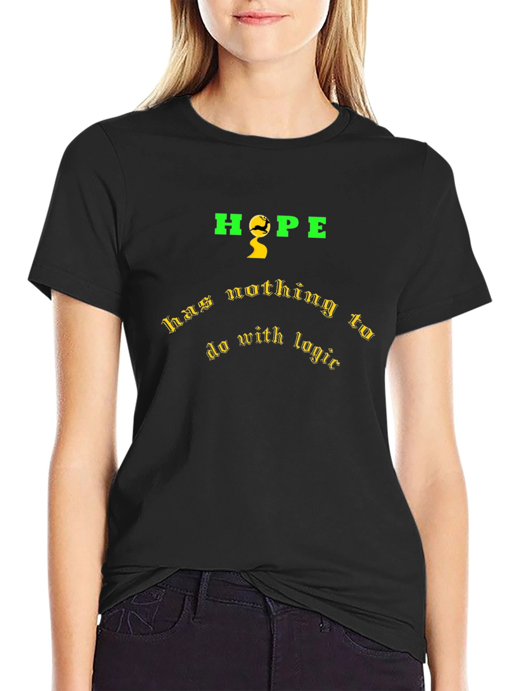 Hope Nothing to Do with Logic Graphic T-Shirt