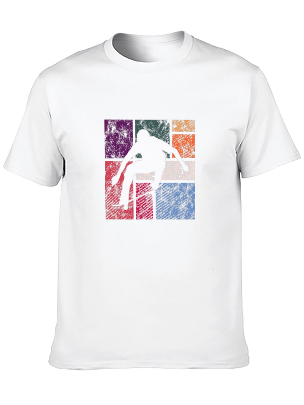 Retro Skater Graphic T-Shirt - Black