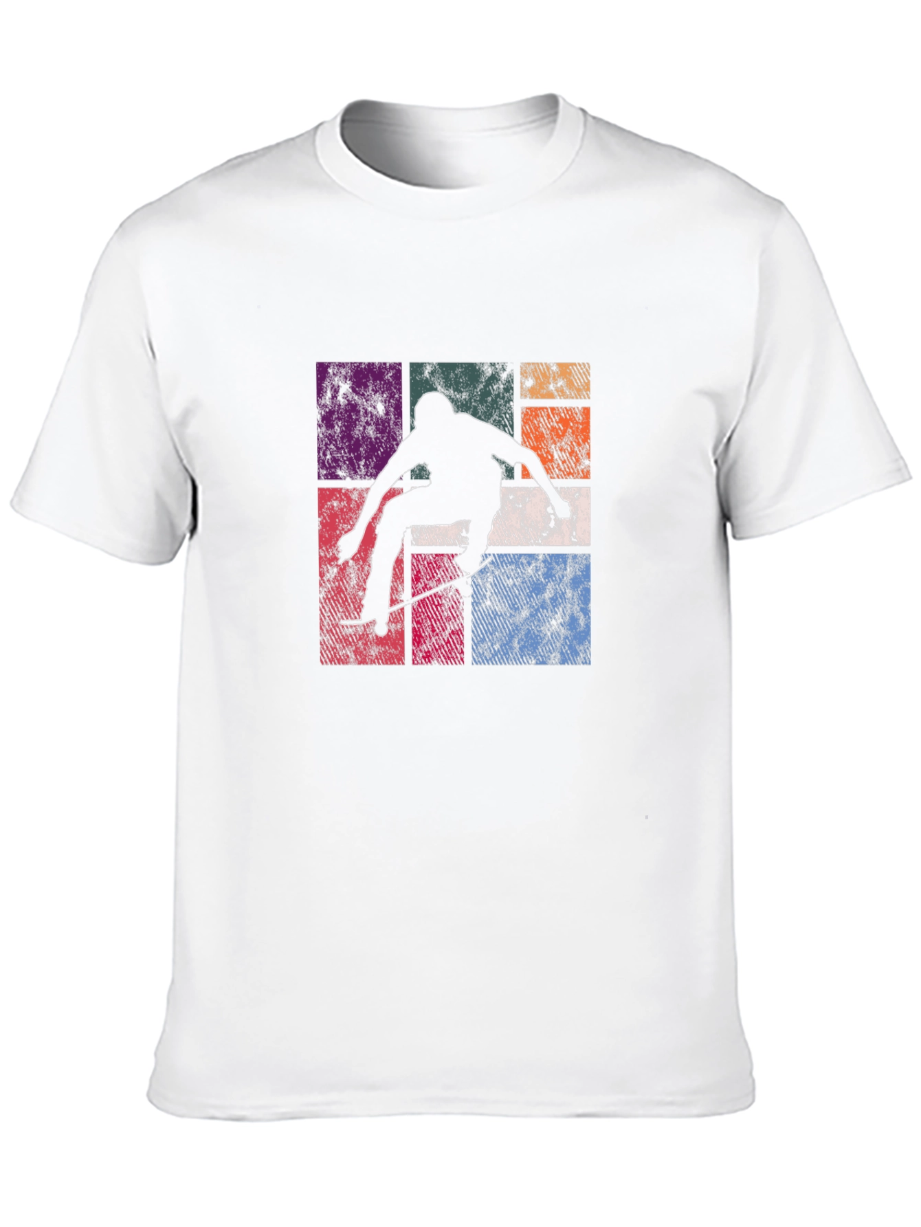 Retro Skater Graphic T-Shirt - Black