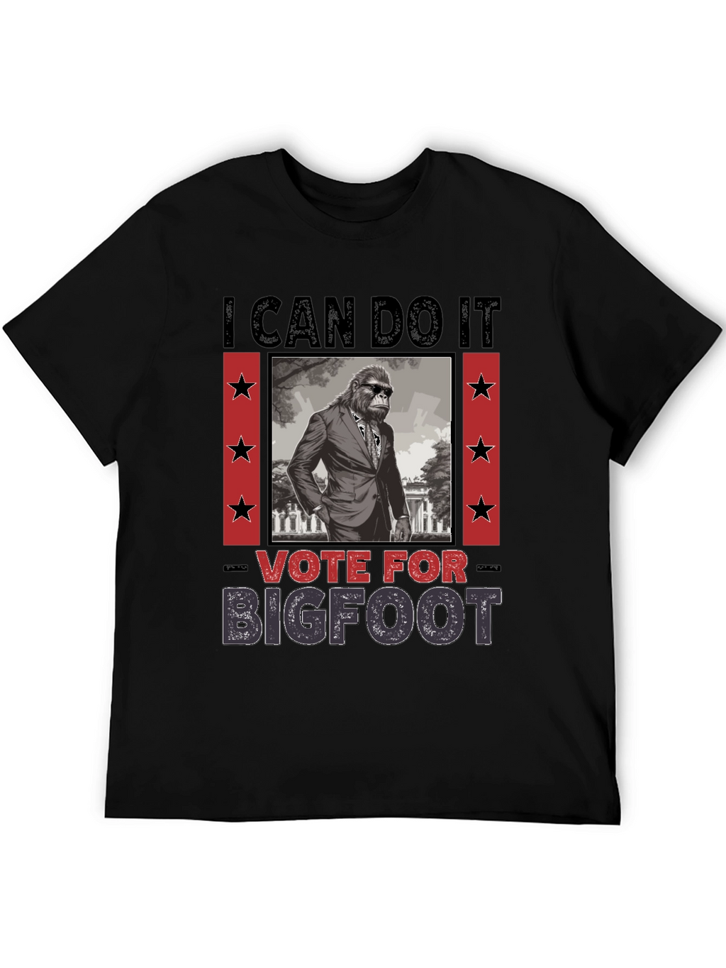 Vote for Bigfoot T-Shirt - Funny Election Tee