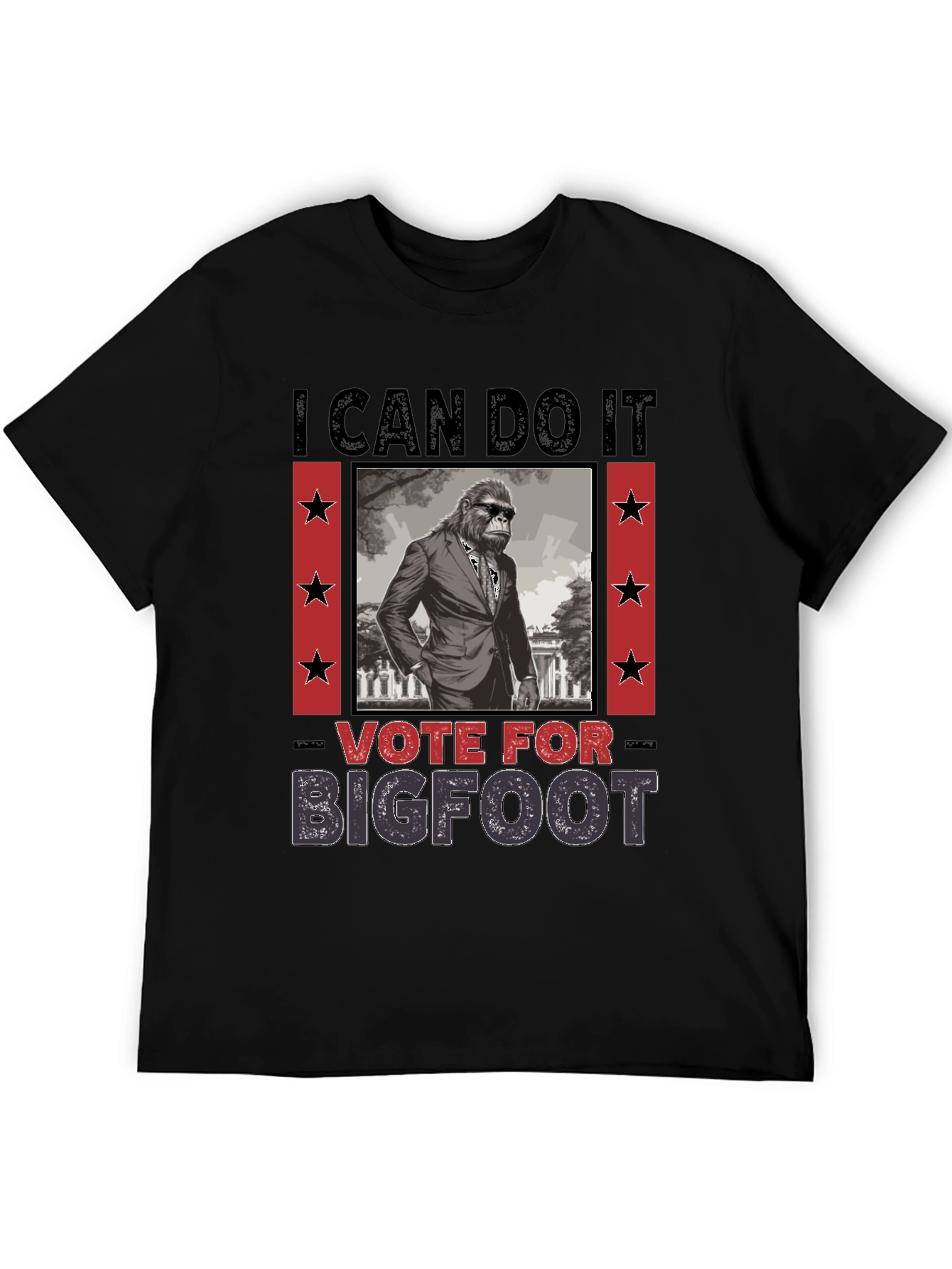 Vote for Bigfoot T-Shirt - Funny Election Tee
