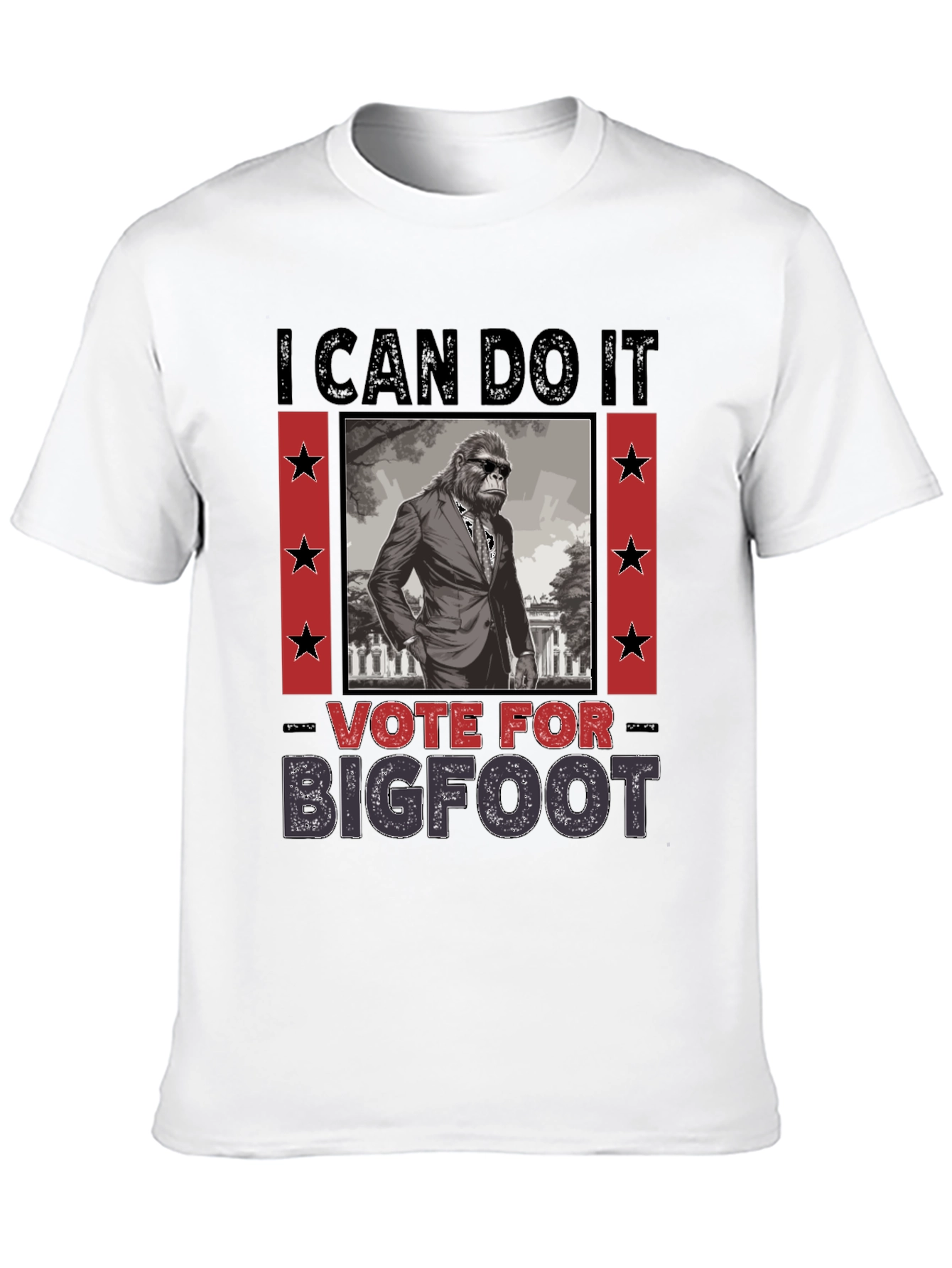 Vote for Bigfoot T-Shirt - Funny Election Tee