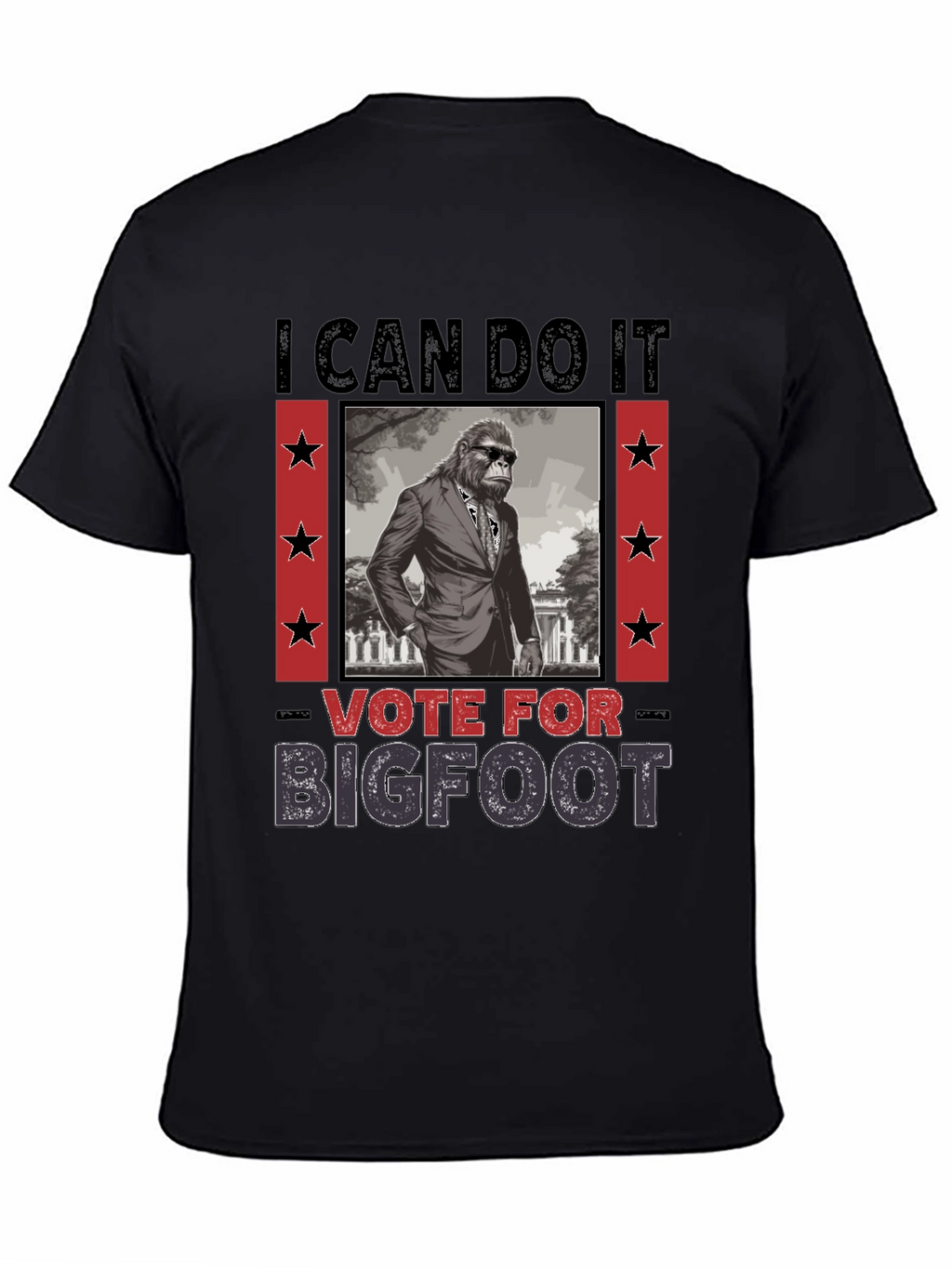 Vote for Bigfoot T-Shirt - Funny Election Tee