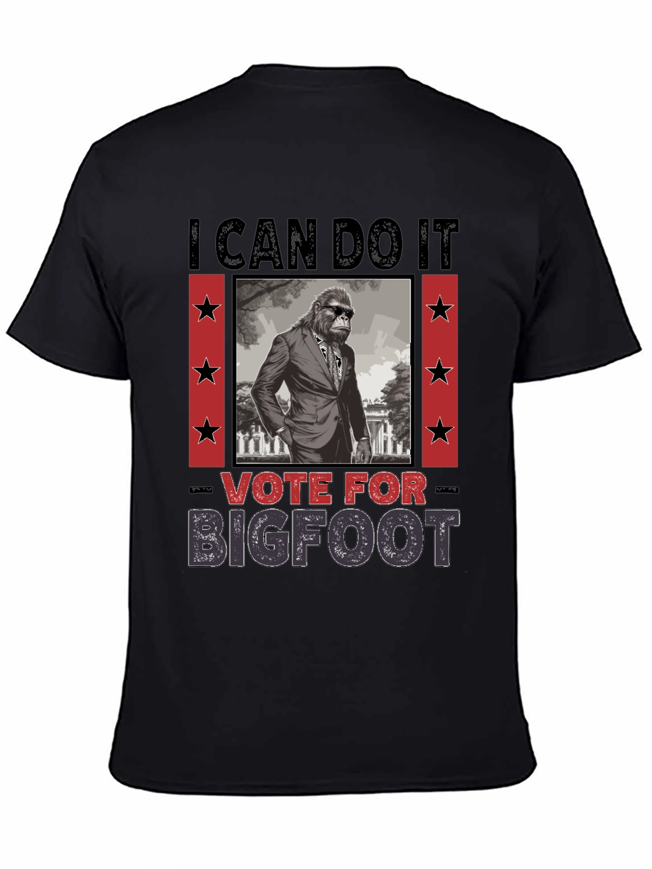 Vote for Bigfoot T-Shirt - Funny Election Tee