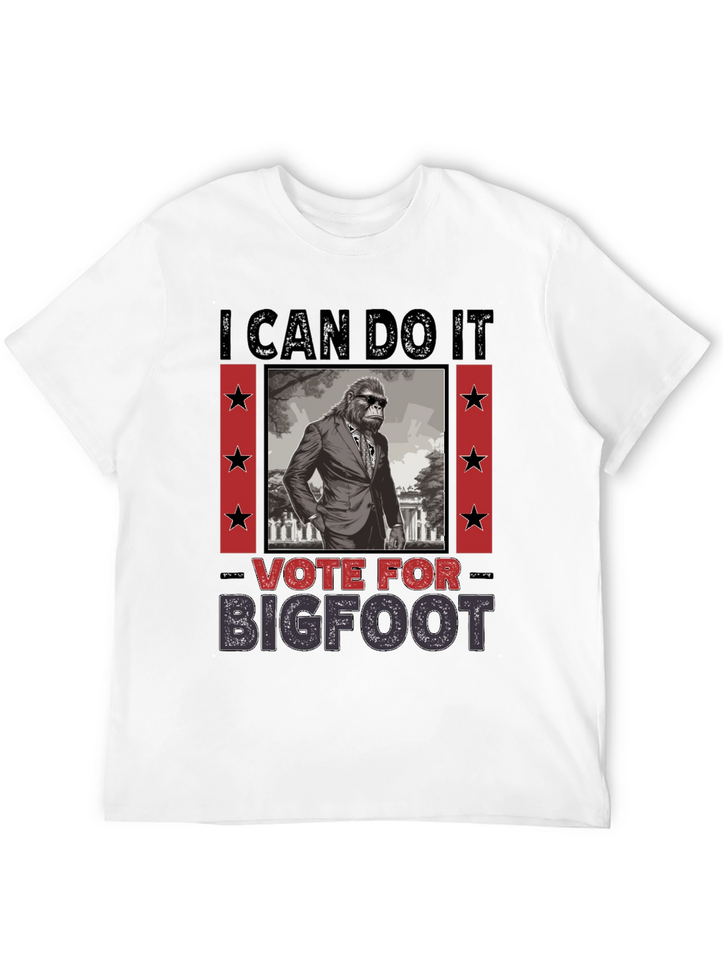 Vote for Bigfoot T-Shirt - Funny Election Tee