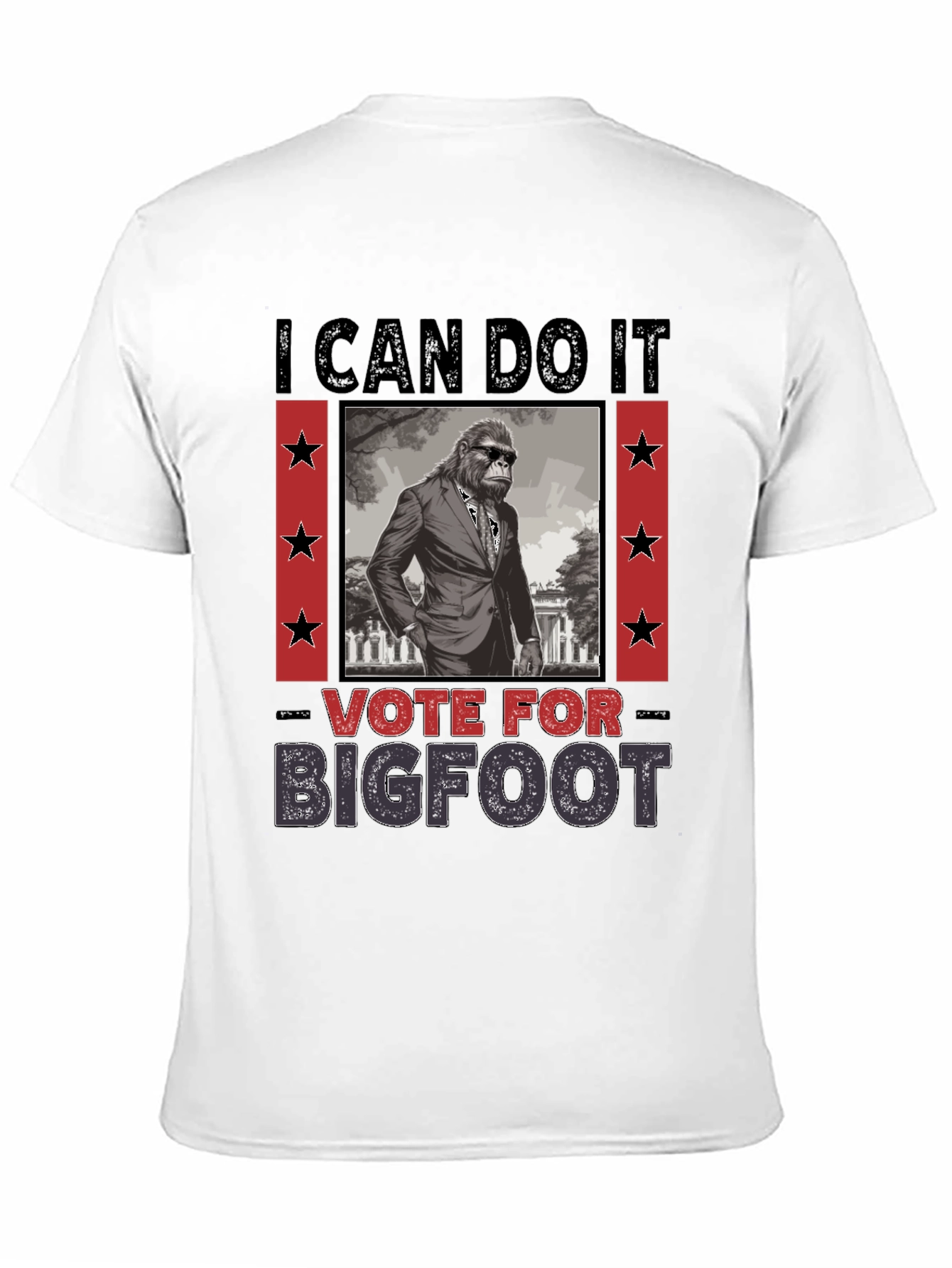 Vote for Bigfoot T-Shirt - Funny Election Tee
