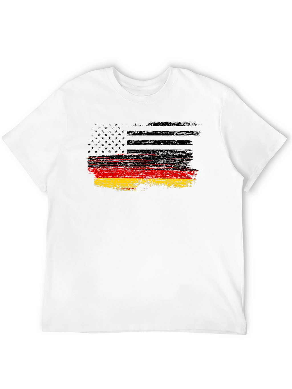 USA Germany Flag Graphic T-Shirt