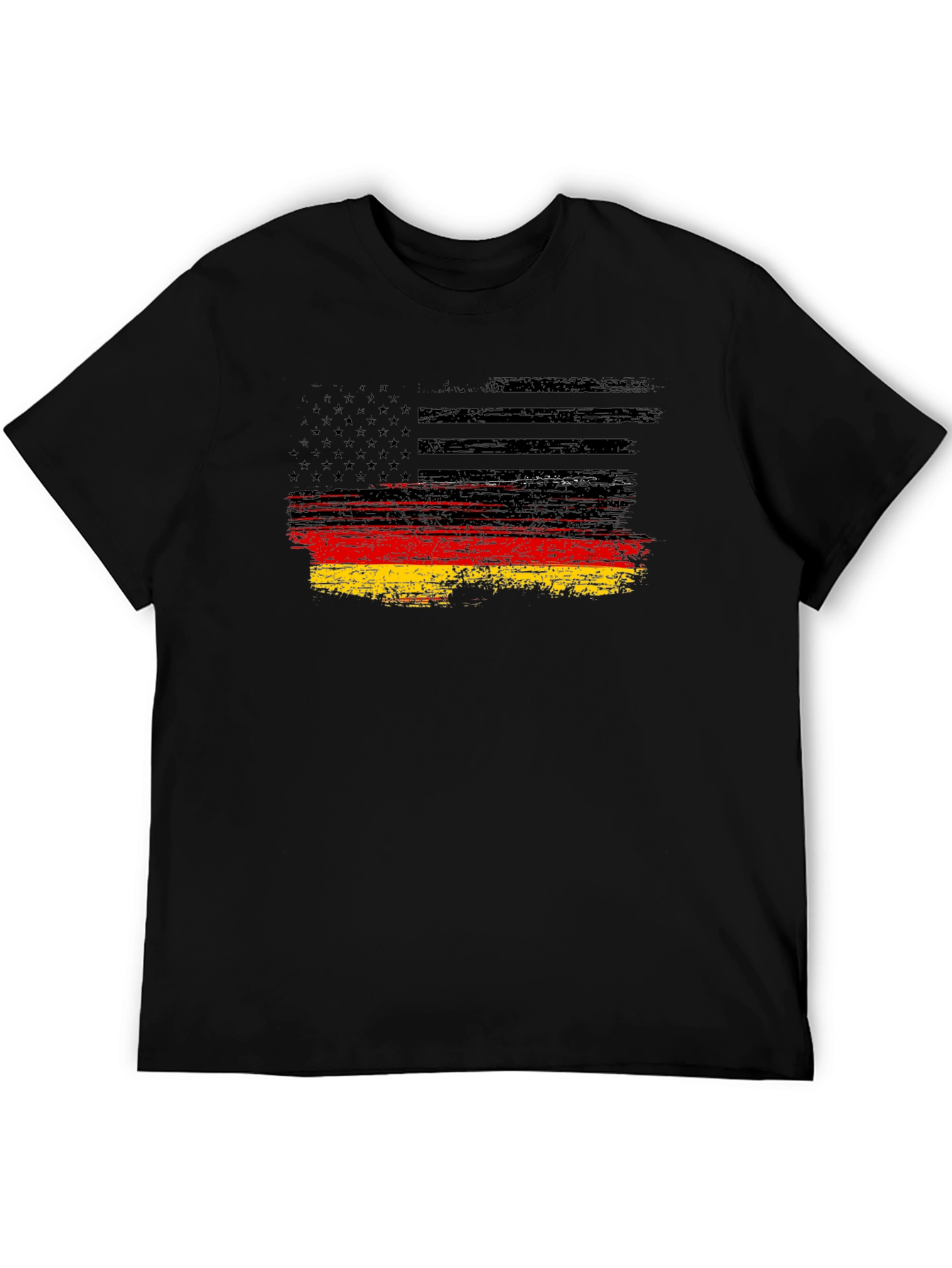 USA Germany Flag Graphic T-Shirt