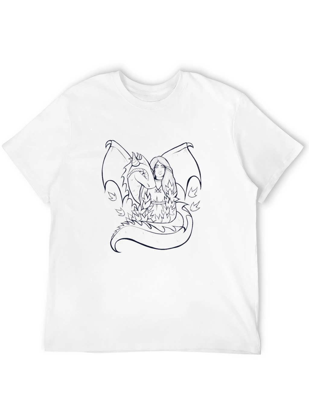 Dragon Rider Graphic Black T-Shirt