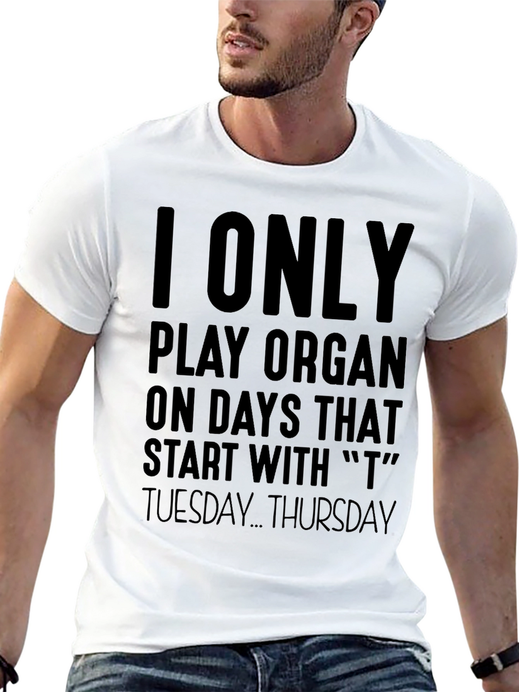 Organ Player Humor T-Shirt