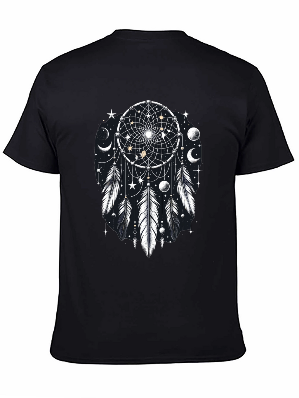 Dream Catcher Graphic Tee - Celestial Black T-Shirt