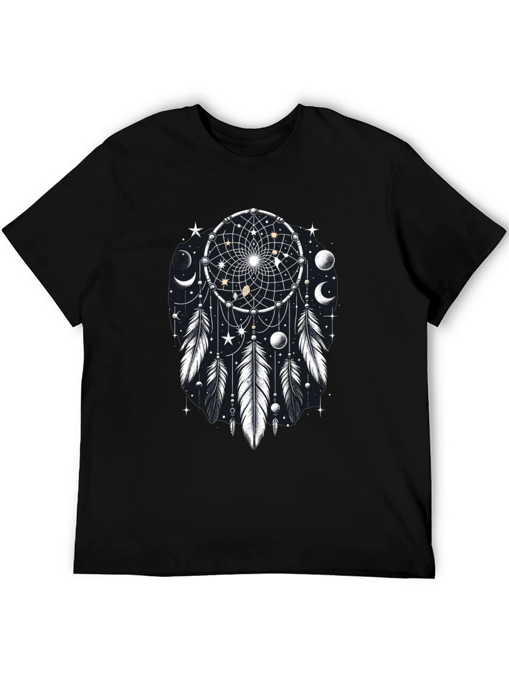 Dream Catcher Graphic Tee - Celestial Black T-Shirt