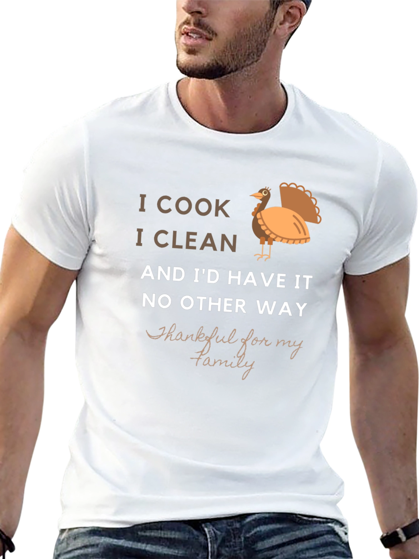 I Cook I Clean Thanksgiving T-Shirt