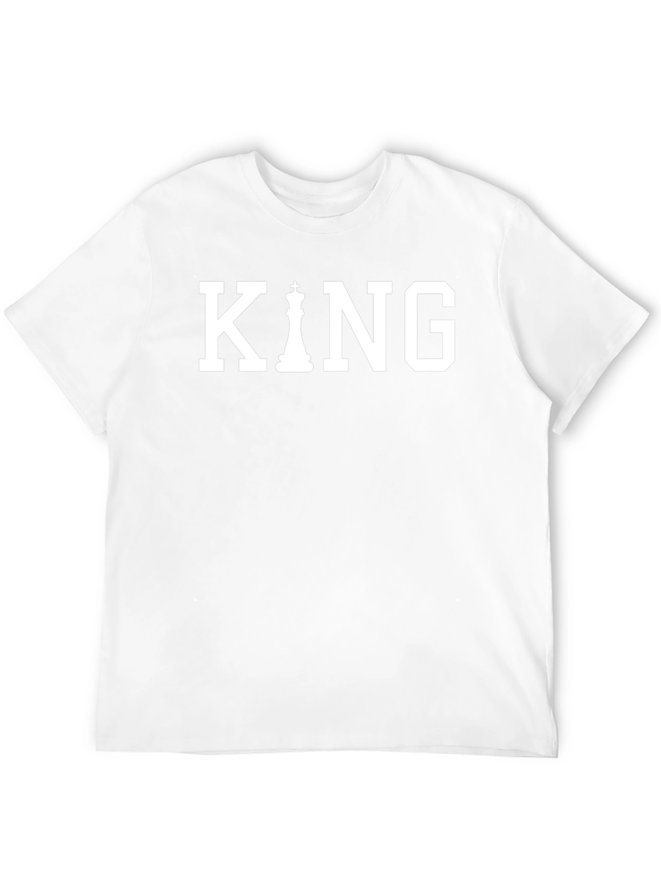 King Chess Piece T-Shirt - Black Graphic Tee