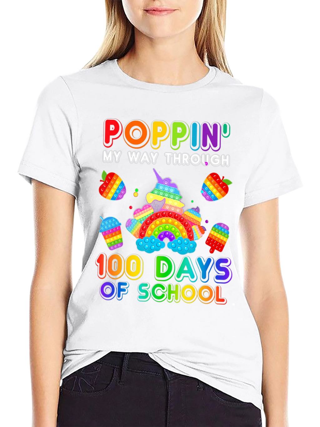Poppin 100 Days of School T-Shirt