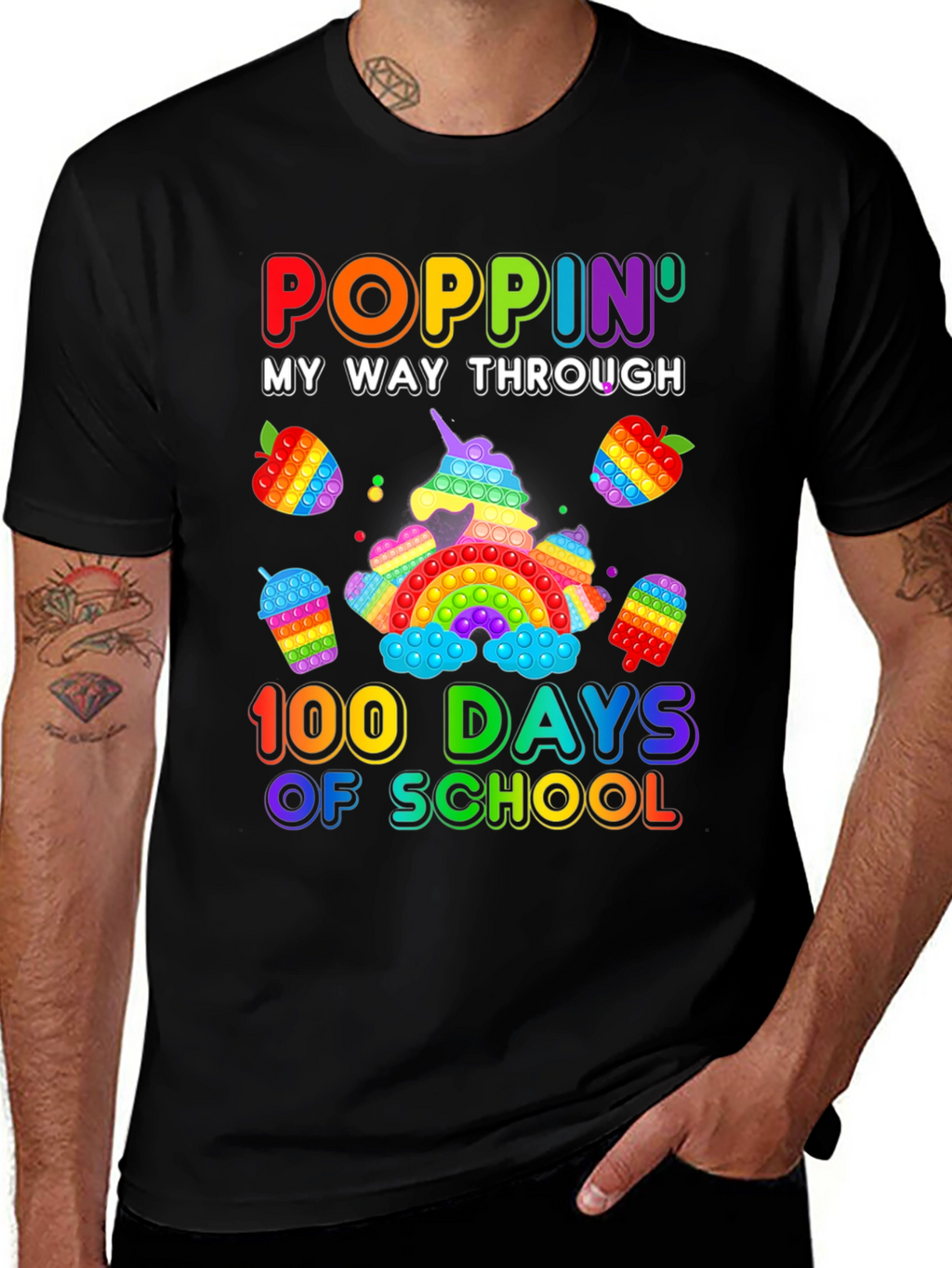 Poppin 100 Days of School T-Shirt