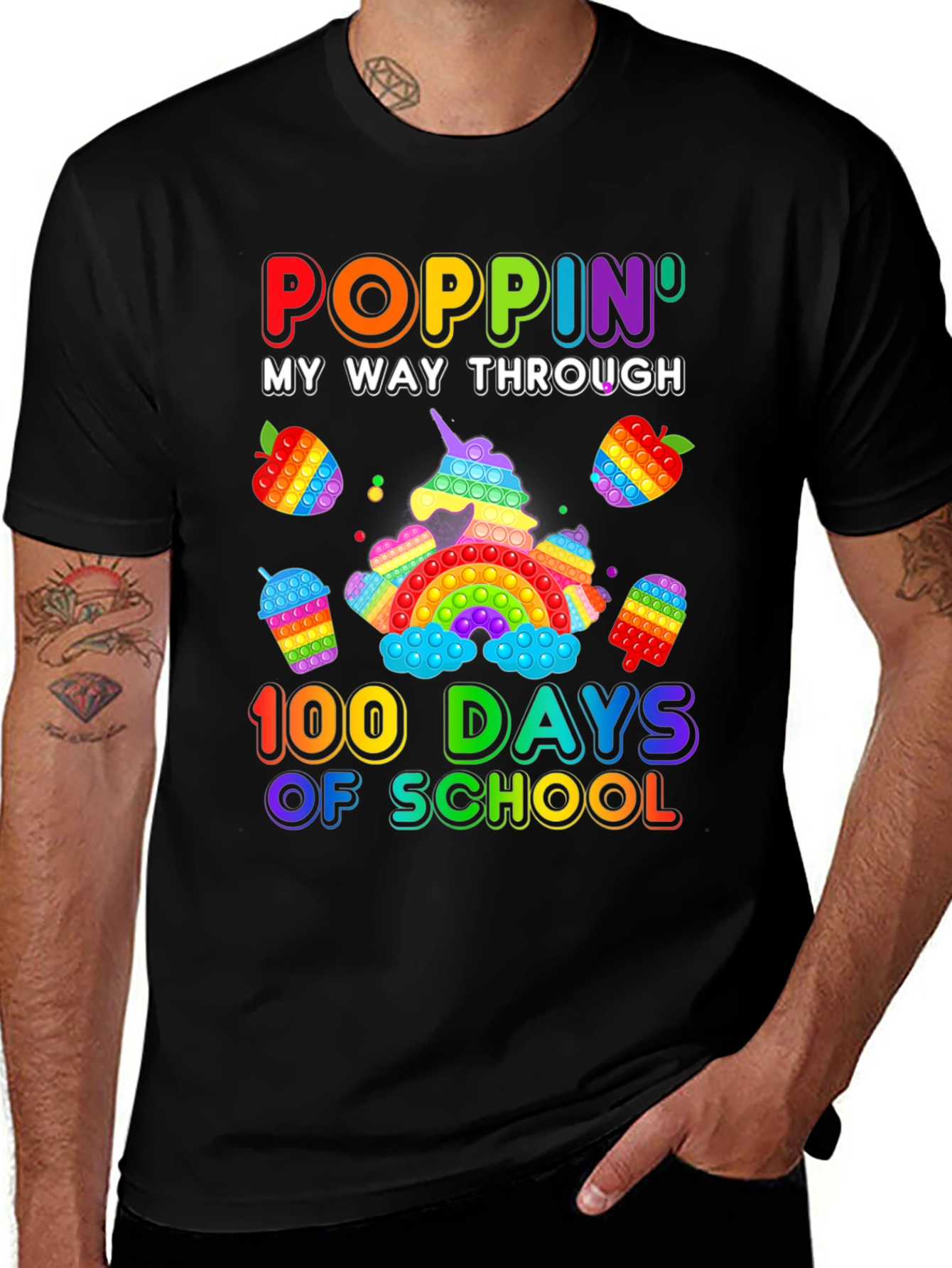 Poppin 100 Days of School T-Shirt