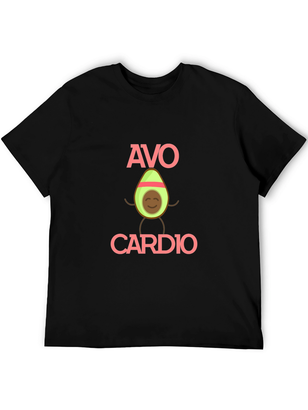 Avo Cardio Mens Black T-Shirt