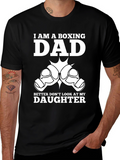 Boxing Dad T-Shirt - Protective Father Tee