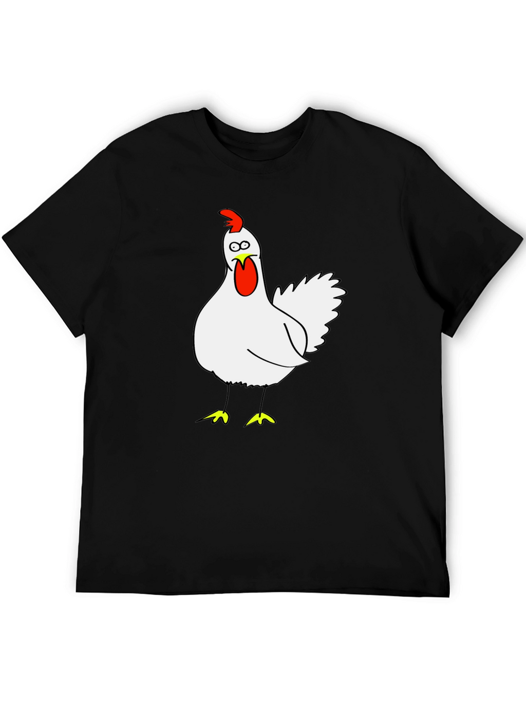 Funny Chicken Graphic T-Shirt - Quirky Tee